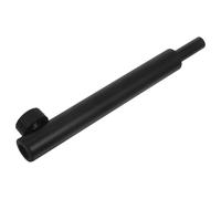 Black Aluminum Microphone Extension Rod for Boom Arm Stands | Desk Use, Live Streaming and Recording, Added Height Reach, Fits Most Setups