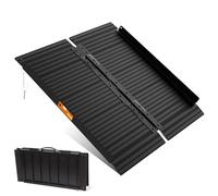 Black Aluminum Ramp 3FT, With Non-Slip Surface Wheelchair Ramp, Folding Portable Wheelchair Ramps for Home Steps,Scooter Ramp for Car, Stairs, Doorways, Curbs, 362 KG Weight Capacity