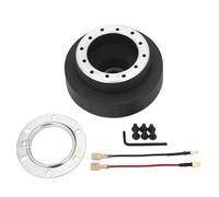 Black Aluminum Steering Wheel Short Hub Adapter Quick Release Boss Kit for BMW E46 00-06 BMW M3 E46 98-05 BMW 3 Series E46 328i 323i 325i 330i 02-12 Mini Cooper