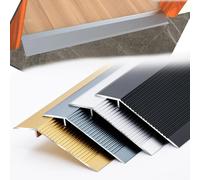 Black Aluminum Transition Profile for Flooring150cm/59in Threshold Strip Perfect for Bridging Gaps in Floors & Baseboards Durable & Stylish Solution for Home Decor