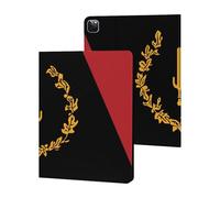 Black American Heritage Flag Slim Tablet Cases Compatible with iPad Series Without Pencil Holder Protective Cover Compatible with iPad Pro 2020/2021/2022 (12.9in)