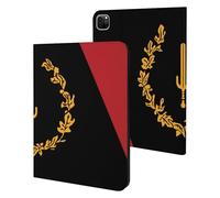 Black American Heritage Flag Slim Tablet Cases Compatible with iPad Series Without Pencil Holder Protective Cover Compatible with IPAD Pro 20/21/22(11in)