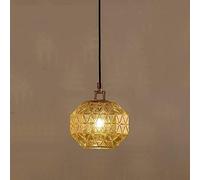 Black American Vintage Pendant Lights Dining Glass Hanging Lamp Russia Loft Bedroom Bedside Pendant Lamp Kitchen Island Ceiling Light Fixture，E27 Change for The Better