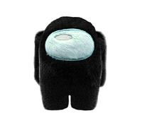 (Black) Among Us Stuffed Toy Soft Plush Crewmate Figure Imposter Plushies Kids Gift