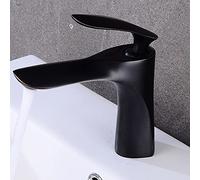 Black Ancient Bathroom Cabinet Faucet, Bathroom Vessel Sink Faucet, Single Handle One Hole Lever Bath Lavatory Faucet, Basin Mixer Tap, Hot and Cold Basin Tap