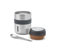 Black and Blum - Thermo Pot with Fork (550ml) - 100% Leak-Proof - Slate