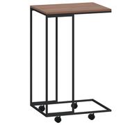 (black and brown, 40 x 30 x 63.5 cm) vidaXL Side Table Hallway Tea Coffee Sofa Table Couch Table Engineered Wood