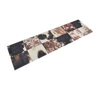 (black and brown, 45 x 150 cm) vidaXL Kitchen Rug Anti Fatigue Mat Runner Rug Washable Floor Carpet Velvet