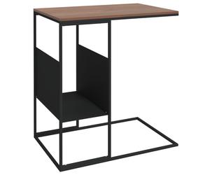 (black and brown, 55 x 36 x 59.5 cm) vidaXL Side Table Engineered Wood Multi Colours/Sizes with/without Wheels
