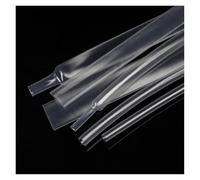 Black and Clear Thin Wall Heat Shrink Tubing 1-20mm Diameter for Wire Repair and Insulation(Super Thin Clear,1mm,1 meter)