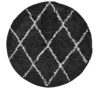 (black and cream, 280 cm) vidaXL Shaggy Rug Floor Mat Fluffy Rug Area Rug PAMPLONA High Pile Modern
