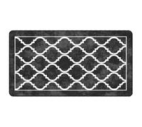 (black and dark grey, 80 x 150 cm) vidaXL Rug Washable Patchwork Anti Slip Home Floor Carpet Floor Area Rug Mat