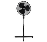 BLACK+DECKER BXFP51005GB 16 Inch Portable 3-in-1 Desk, Pedestal and Wall Fan, 3 Speed Settings, 75 Degree Oscillation, Black