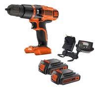 Black and Decker BDCH188 18v Cordless Combi Drill 2 x 1.5ah Li-ion Battery Charger No Case