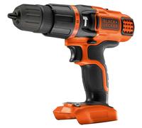 BLACK+DECKER 18 V Cordless Hammer Drill with 11 Torque Settings, Battery Not Included, BDCH188N-XJ