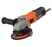 BLACK+DECKER 115mm 710W Corded Angle Grinder with 5 Cutting Discs (BEG010A5-GB)