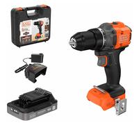 Black and Decker BLD782 18v Cordless Brushless Drill Driver 1 x 2.5ah Li-ion Charger Case