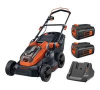 Black and Decker CLM3820L 36v Cordless Rotary Lawnmower 380mm 2 x 2ah Li-ion Battery Charger