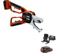 Black and Decker GKC1000 18v Cordless Alligator Powered Lopper 2 x 2ah Li-ion Charger