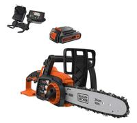 BLACK+DECKER 18V Lithium-ion Chainsaw Cordless with Battery 25 cm 2.0Ah GKC1825L20-GB , Orange