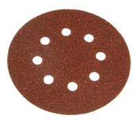 Black and Decker Piranha Quick Fit ROS Sanding Discs 125mm 125mm 120g Pack of 5