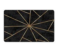 (black and gold, 190 x 300 cm) vidaXL Rug Washable Patchwork Anti Slip Home Floor Carpet Floor Area Rug Mat