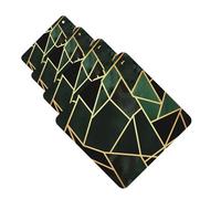 black and gold geometric Car Air Freshener Cards for Women Men 4 Pack Cute Car Accessories Long Lasting Scent Car Diffuser Hanging Auto Aromatherapy Tablets Car Fresheners Gifts