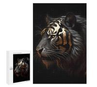 Black And Gold Lions Jigsaw Puzzle for Adults And Families, 1000 PCS, A Creative Way to Unwind after A Busy Day, for Puzzle Fans