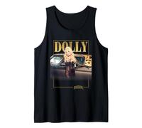 Black and Gold Portrait | Rockstar Dolly Parton Tank Top