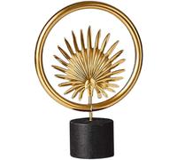 Black And Gold Sculpture, A Timeless Beauty Perfect For Decorating Your Office Or Hotel, Geometric Figurines Add A Touch Of Modernism