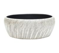 (black and grey) vidaXL Countertop Basin Bathroom Sink Wash Basin Vessel Sink Round Ceramic