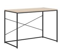(black and oak) vidaXL Computer Desk Chipboard Bedroom Studying Gaming Desk Multi Colours