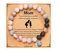 Black and Pink Bracrlets The Love Between Sisters Beaded Bracelets Love Gifts for Women, L, line, line