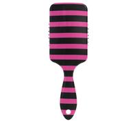 Black and Pink Rule Lines antistatic brush for blow drying Designed wet dry brush for straight hair with Ergonomic handle cepillo para cabello rizado