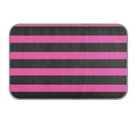 Black and Pink Rule Lines Summer dogs cooling Self Cooling cat bed for outside for cat's outdoor summer cama fria para perro M
