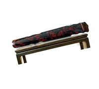 Black And Red Flower Guqin Seven Strings Cedar Wood Raw Lacquer Professional Playing For Beginners Entry-Level Guqin