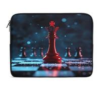 Black And Red Kings And Knight-Chess Laptop Case Sleeve Bag 13inch Durable Shockproof Protective Computer Carrying Cover Briefcase