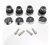 Black and Red Quick Release Sissy Bar Backrest Saddlebag Mount Spools Kit Compatible with 2015-2023 Indian Scout Comprehensive(Chrome Black)