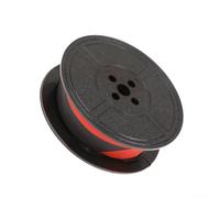 Black and Red Typewriter Ribbon Compatible with OKI ML80/81/82/83/92/93, TEC EPS600, MA1100, M2600, Underwood, 12.7mm x 5M Nylon Printer Spool