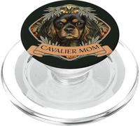 Black and Tan Cavalier King Charles Spaniel Mom PopSockets PopGrip for MagSafe