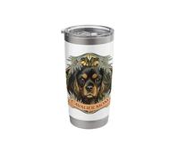 Black and Tan Cavalier King Charles Spaniel Mom Stainless Steel Insulated Tumbler