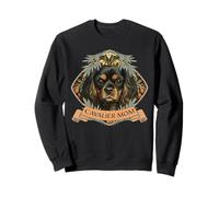 Black and Tan Cavalier King Charles Spaniel Mom Sweatshirt