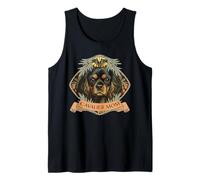 Black and Tan Cavalier King Charles Spaniel Mom Tank Top