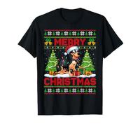 Black and Tan Coonhound Ugly Christmas Sweaters Pet Dog Xmas T-Shirt