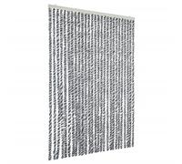 (black and white, 118 x 220 cm) vidaXL Fly Curtain Door Curtain Fly Screen Fly Blind Insect Curtain Chenille