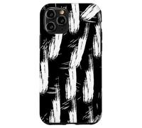 Black and White Abstract Modern Graphite Outfit Case for iPhone 11 Pro