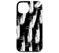 Black and White Abstract Modern Graphite Outfit Case for iPhone 13