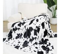 Black and White Blanket Soft Lightweight Fuzzy Cozy Fleece Couch Blanket Throw Cute Stuff Gifts for Birtyday Holiday
