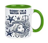 Black and White Boho Mug Celestial, Cute Coffee and Tea Mug, Aquarius Mark Cup, Gift for Pisces, Scorpio Signs, for Close Friends & Loved Ones