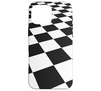 Black and White Checkerboard Pattern Retro Racing Ska Case for iPhone 16 Pro Max